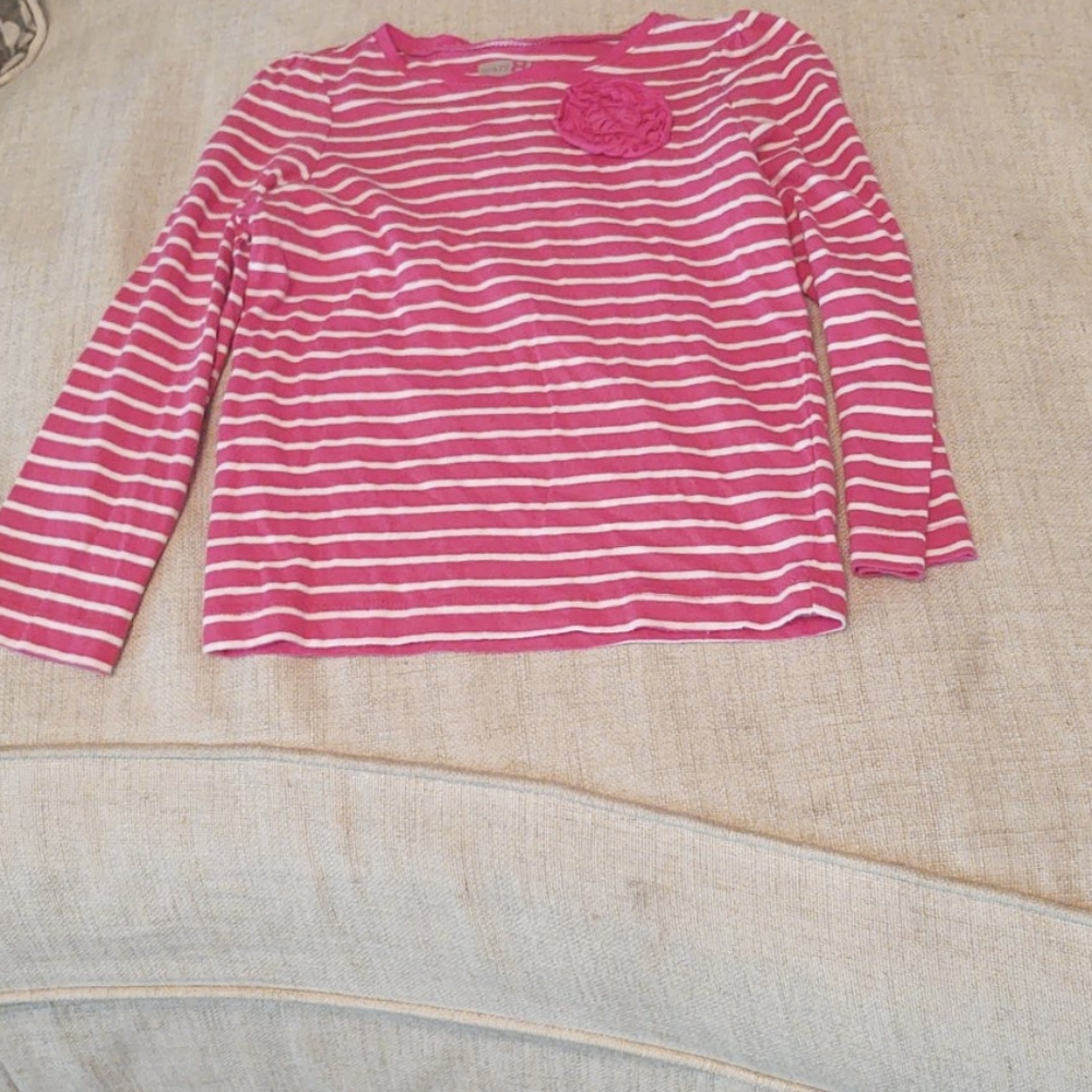 Girl pink with white stripes crazy 8